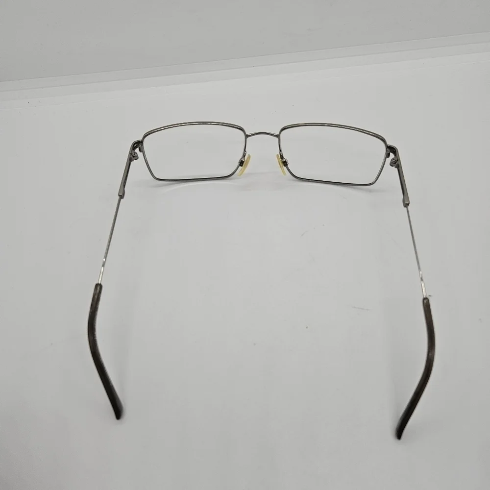 Lightfly rectangular silver frame glasses FOR FRAMES ONLY